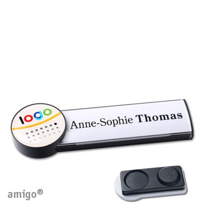 Naambadges amigo® doming magneet null | smag® magneet, extra sterk | null | null