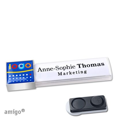Naambadges amigo® doming magneet null | smag® magneet, extra sterk | null | null