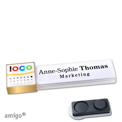 Naambadges amigo® doming magneet null | smag® magneet, extra sterk | null | null