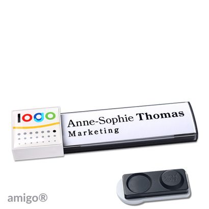 Naambadges amigo® doming magneet null | smag® magneet, extra sterk | null | null
