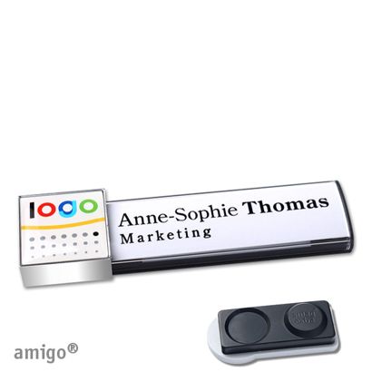 Naambadges amigo® doming magneet null | smag® magneet, extra sterk | null | null