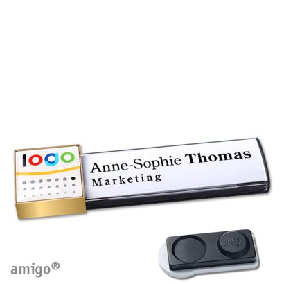 Naambadges amigo® doming magneet null | smag® magneet, extra sterk | null | null