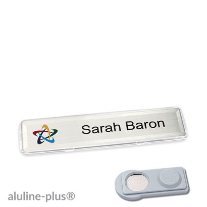 Naambadges polar® alu-print magneet smag® magneet | null | 68 x 16 mm