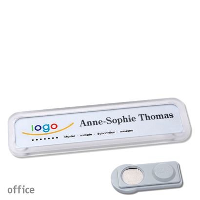 Naambadges office quick-print magneet smag® magneet | null | 75 x 17 mm
