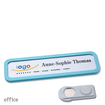 Naambadges office quick-print magneet smag® magneet | null | 75 x 17 mm