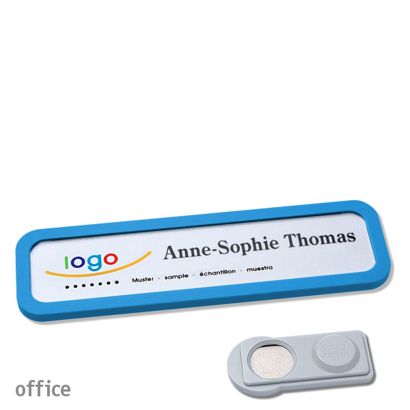 Naambadges office quick-print magneet smag® magneet | null | 75 x 17 mm