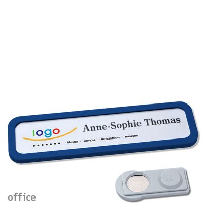 Naambadges office quick-print magneet smag® magneet | null | 75 x 17 mm