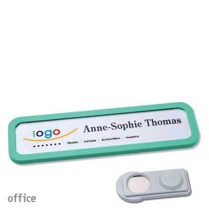 Naambadges office quick-print magneet smag® magneet | null | 75 x 17 mm
