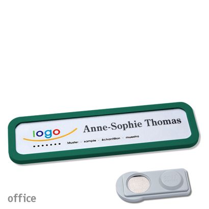 Naambadges office quick-print magneet smag® magneet | null | 75 x 17 mm