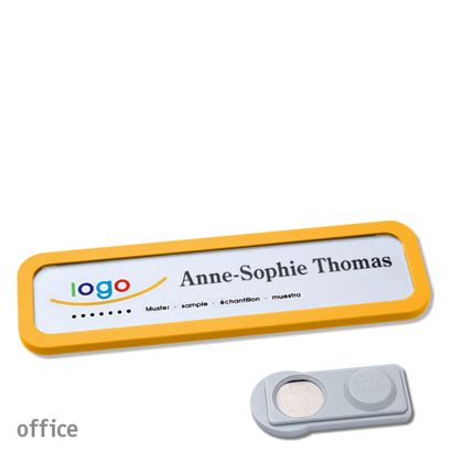 Naambadges office quick-print magneet smag® magneet | null | 75 x 17 mm