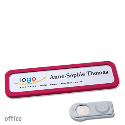 Naambadges office quick-print magneet smag® magneet | null | 75 x 17 mm