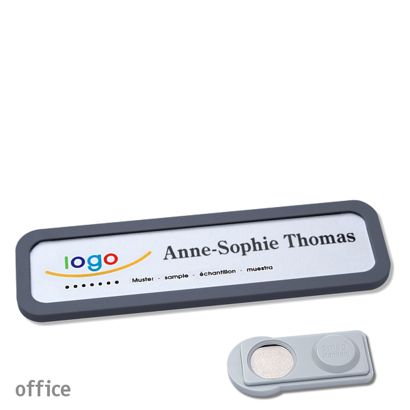 Naambadges office quick-print magneet smag® magneet | null | 75 x 17 mm