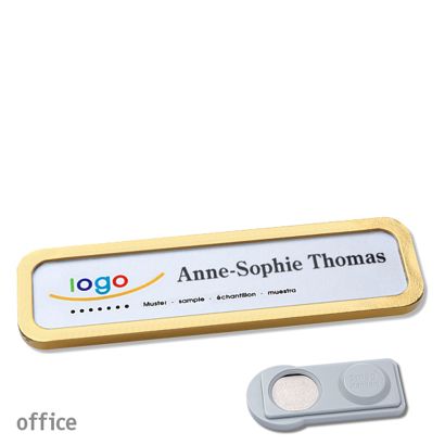 Naambadges office quick-print magneet smag® magneet | null | 75 x 17 mm