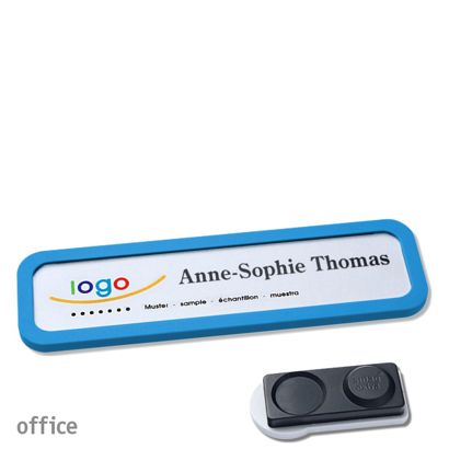 Naambadges office quick-print magneet smag® magneet, extra sterk | null | 75 x 17 mm