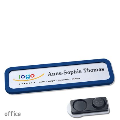Naambadges office quick-print magneet smag® magneet, extra sterk | null | 75 x 17 mm