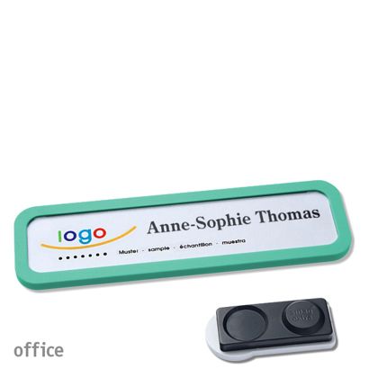 Naambadges office quick-print magneet smag® magneet, extra sterk | null | 75 x 17 mm