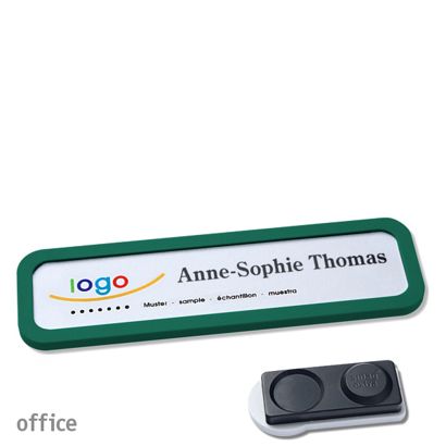 Naambadges office quick-print magneet smag® magneet, extra sterk | null | 75 x 17 mm
