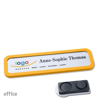 Naambadges office quick-print magneet smag® magneet, extra sterk | null | 75 x 17 mm