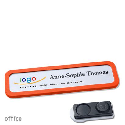 Naambadges office quick-print magneet smag® magneet, extra sterk | null | 75 x 17 mm