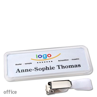 Naambadges office quick-print Ophangclip Ophangclip | null | 75 x 27 mm