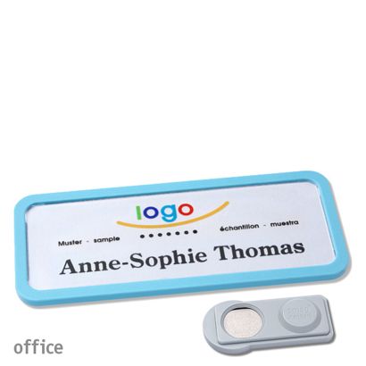 Naambadges office quick-print magneet smag® magneet | null | 75 x 27 mm