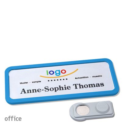 Naambadges office quick-print magneet smag® magneet | null | 75 x 27 mm