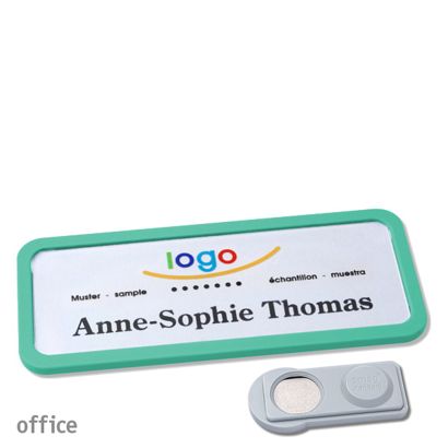 Naambadges office quick-print magneet smag® magneet | null | 75 x 27 mm