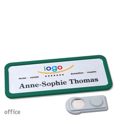 Naambadges office quick-print magneet smag® magneet | null | 75 x 27 mm