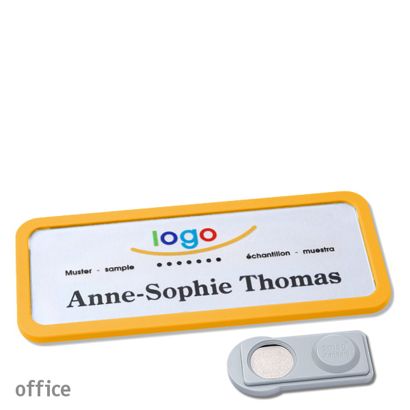 Naambadges office quick-print magneet smag® magneet | null | 75 x 27 mm