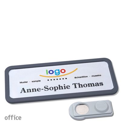 Naambadges office quick-print magneet smag® magneet | null | 75 x 27 mm