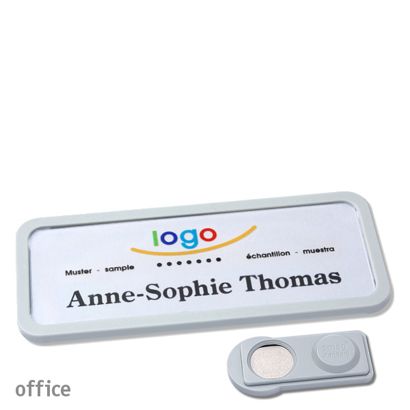 Naambadges office quick-print magneet smag® magneet | null | 75 x 27 mm