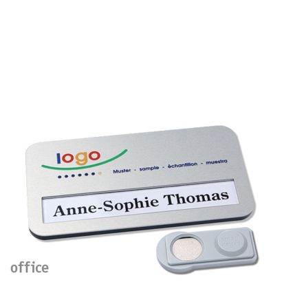 Naambadges office alu-print magneet smag® magneet | null