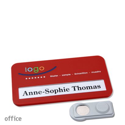 Naambadges office color-print magneet smag® magneet | null