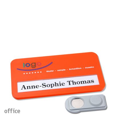 Naambadges office color-print magneet smag® magneet | null