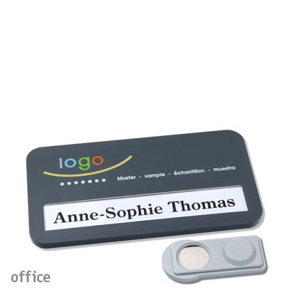 Naambadges office color-print magneet smag® magneet | null