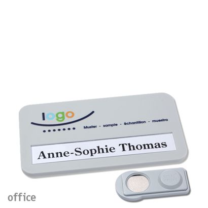Naambadges office color-print magneet smag® magneet | null