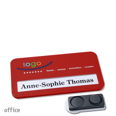Naambadges office color-print magneet smag® magneet, extra sterk | null