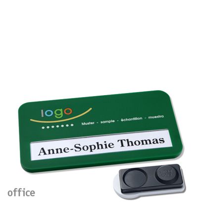 Naambadges office color-print magneet smag® magneet, extra sterk | null