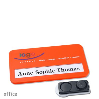 Naambadges office color-print magneet smag® magneet, extra sterk | null