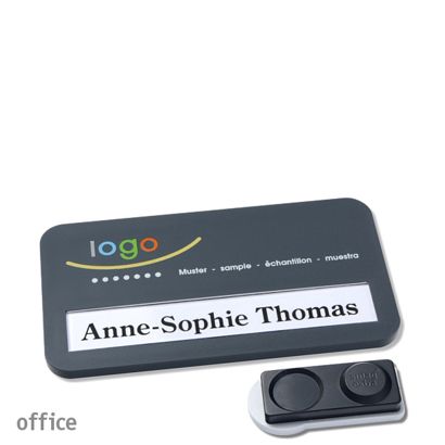 Naambadges office color-print magneet smag® magneet, extra sterk | null