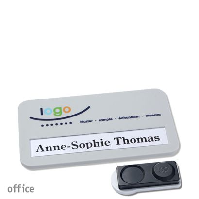 Naambadges office color-print magneet smag® magneet, extra sterk | null