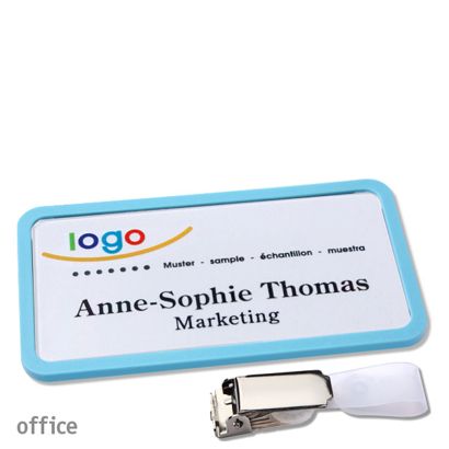 Naambadges office quick-print Ophangclip Ophangclip | null | 75 x 37 mm