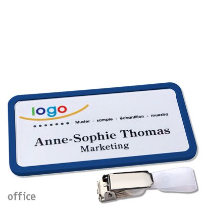 Naambadges office quick-print Ophangclip Ophangclip | null | 75 x 37 mm