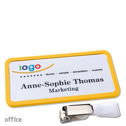 Naambadges office quick-print Ophangclip Ophangclip | null | 75 x 37 mm