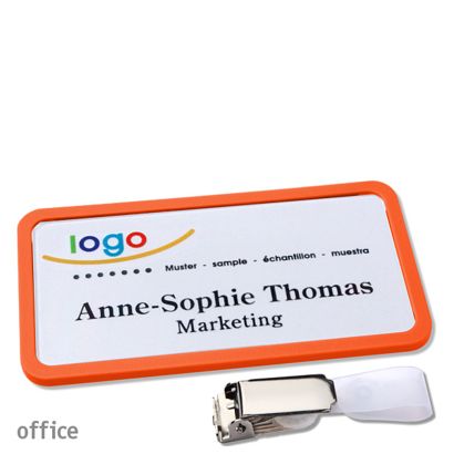 Naambadges office quick-print Ophangclip Ophangclip | null | 75 x 37 mm