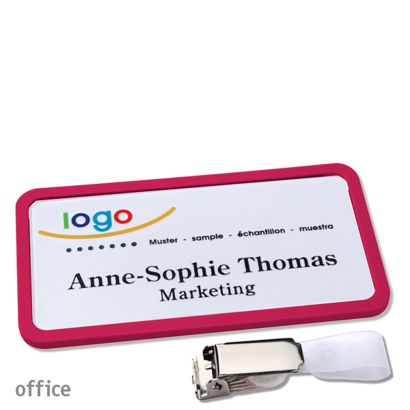 Naambadges office quick-print Ophangclip Ophangclip | null | 75 x 37 mm