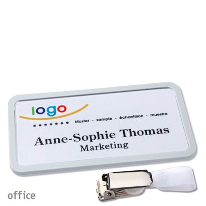 Naambadges office quick-print Ophangclip Ophangclip | null | 75 x 37 mm