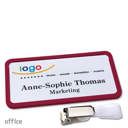 Naambadges office quick-print Ophangclip Ophangclip | null | 75 x 37 mm