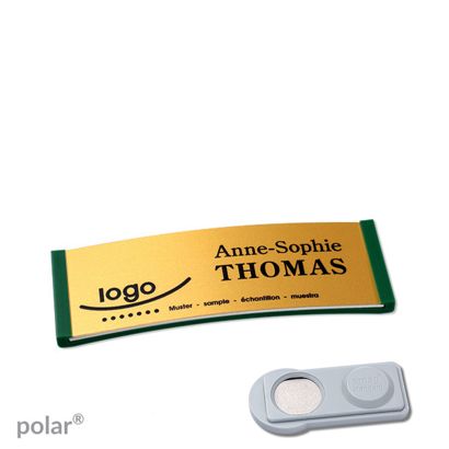 Naambadges polar® alu-complete magneet smag® magneet | null | null | 64 x 22 mm