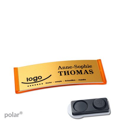 Naambadges polar® alu-complete magneet smag® magneet, extra sterk | null | null | 64 x 22 mm